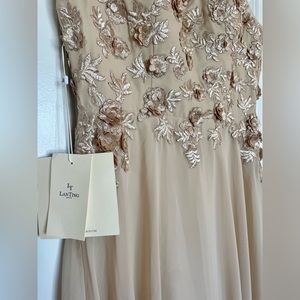 LanTing Mother of the Bride Beige/Champagne Dress